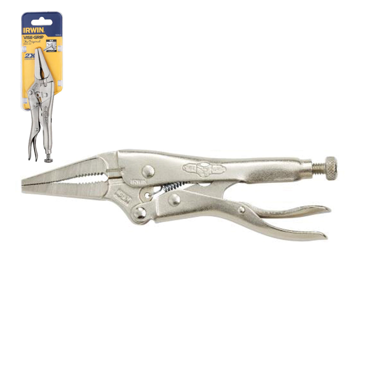 Long nose self-locking pliers with Vise-Grip cutters ORIGINAL model LN - IRWIN Long nose self-locking pliers with Vise-Grip cutters ORIGINAL model LN - IRWIN